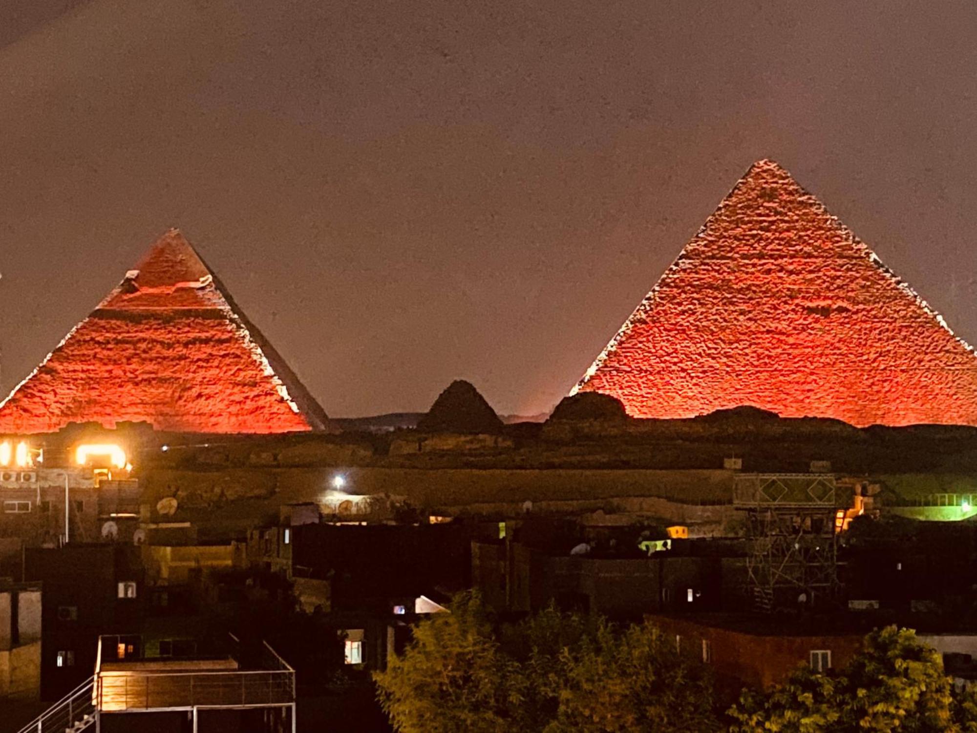 Kafret el-Gabal El Aida Pyramids View Hotel מראה חיצוני תמונה