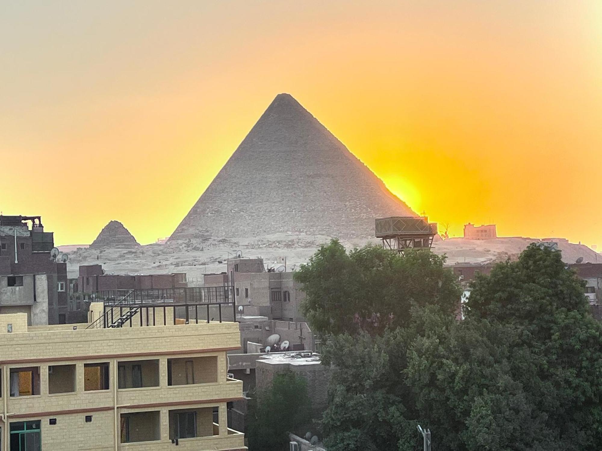 Kafret el-Gabal El Aida Pyramids View Hotel מראה חיצוני תמונה