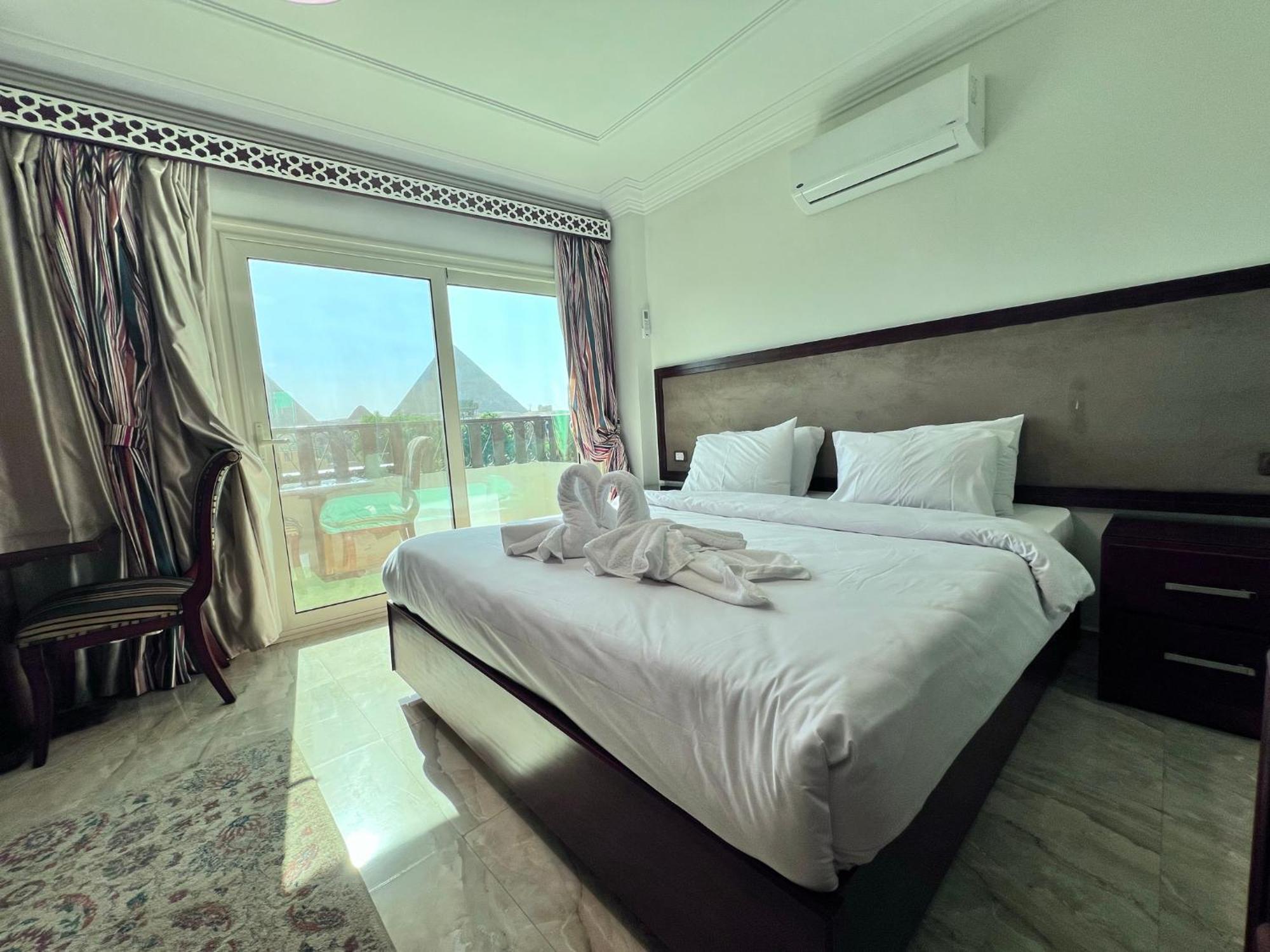 Kafret el-Gabal El Aida Pyramids View Hotel מראה חיצוני תמונה