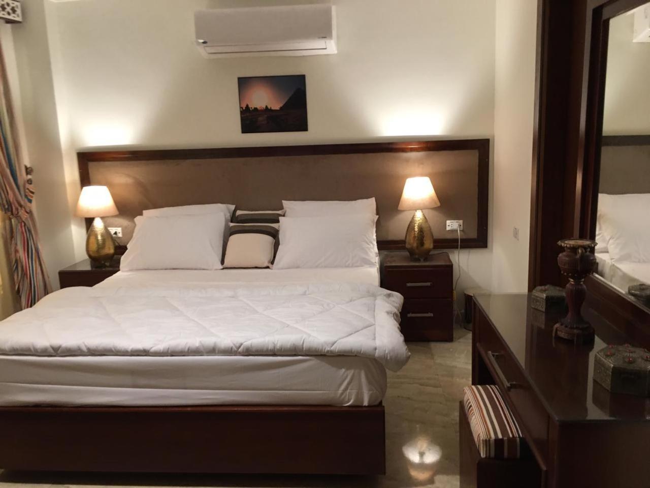 Kafret el-Gabal El Aida Pyramids View Hotel מראה חיצוני תמונה