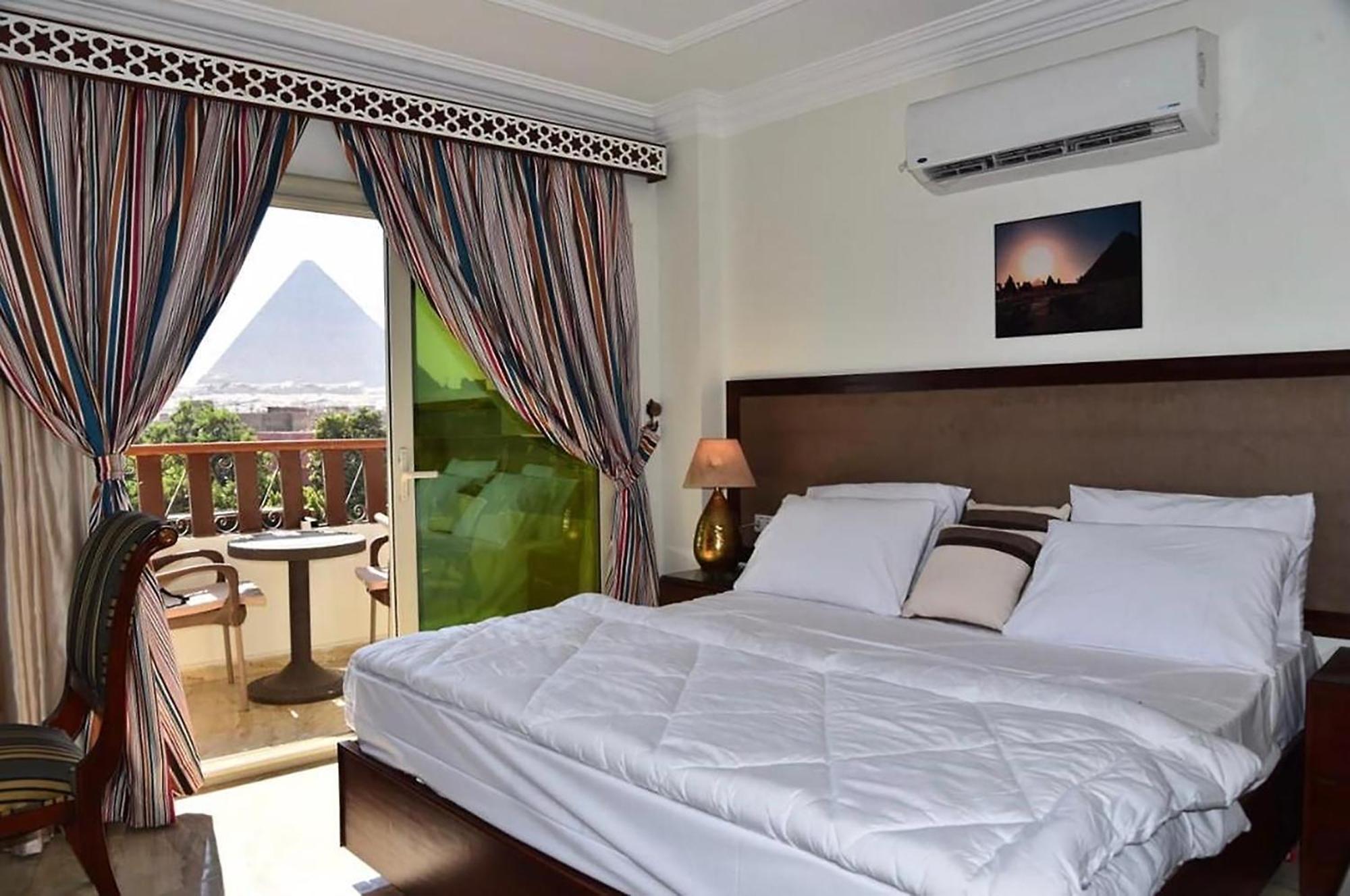 Kafret el-Gabal El Aida Pyramids View Hotel מראה חיצוני תמונה