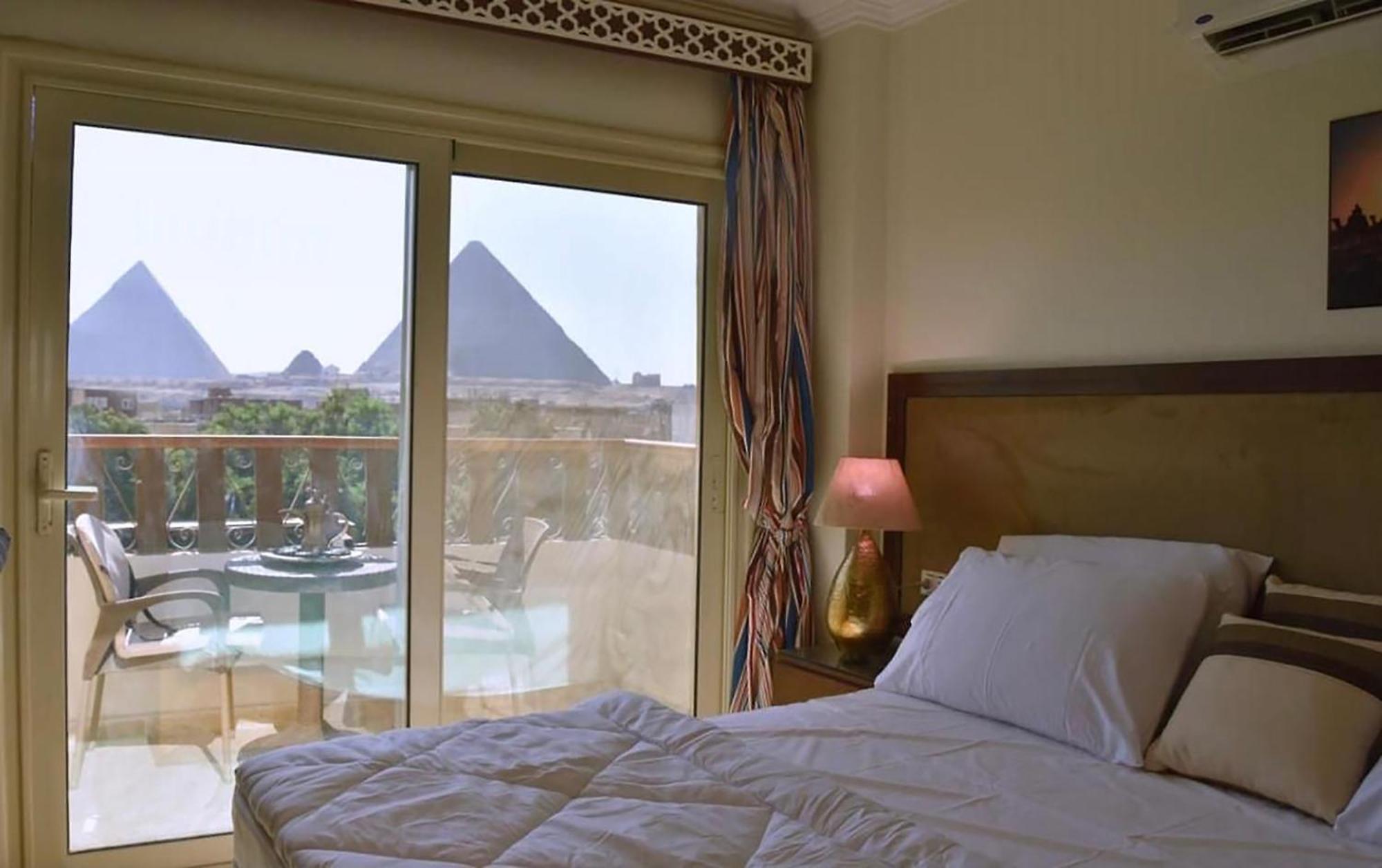 Kafret el-Gabal El Aida Pyramids View Hotel מראה חיצוני תמונה