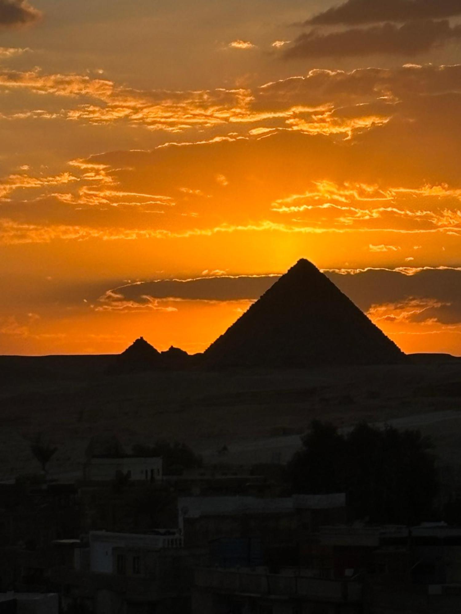 Kafret el-Gabal El Aida Pyramids View Hotel מראה חיצוני תמונה