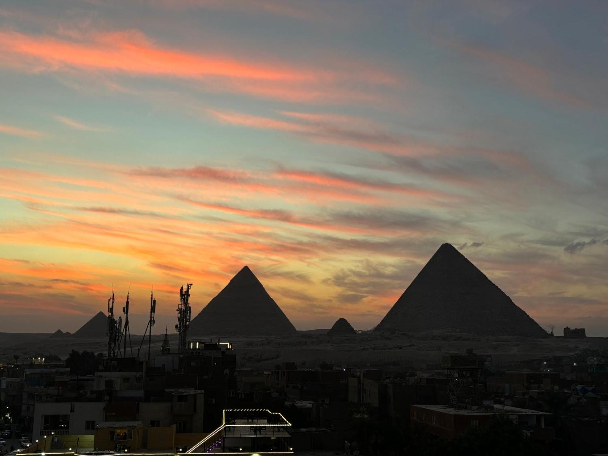 Kafret el-Gabal El Aida Pyramids View Hotel מראה חיצוני תמונה